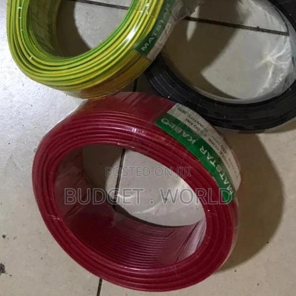 2.5mm Red/Black/Green Single Core Cable
