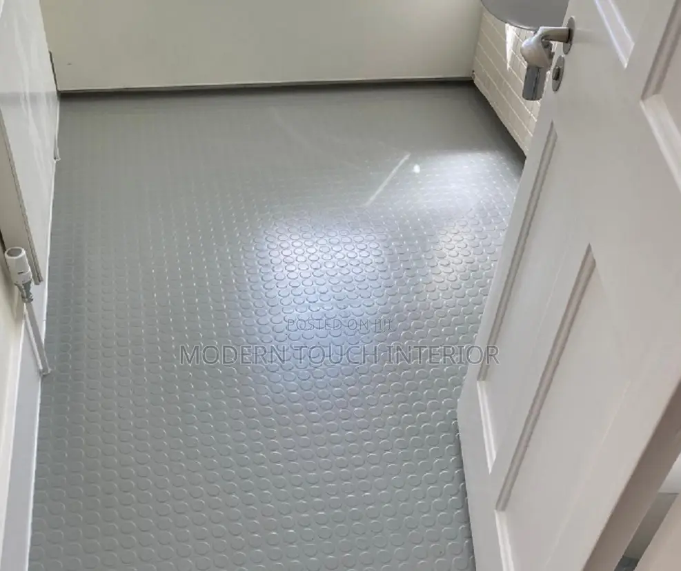 Light Grey Coin Carpet