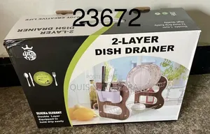 Dish Drainer, 2 Layer Dish Drainer