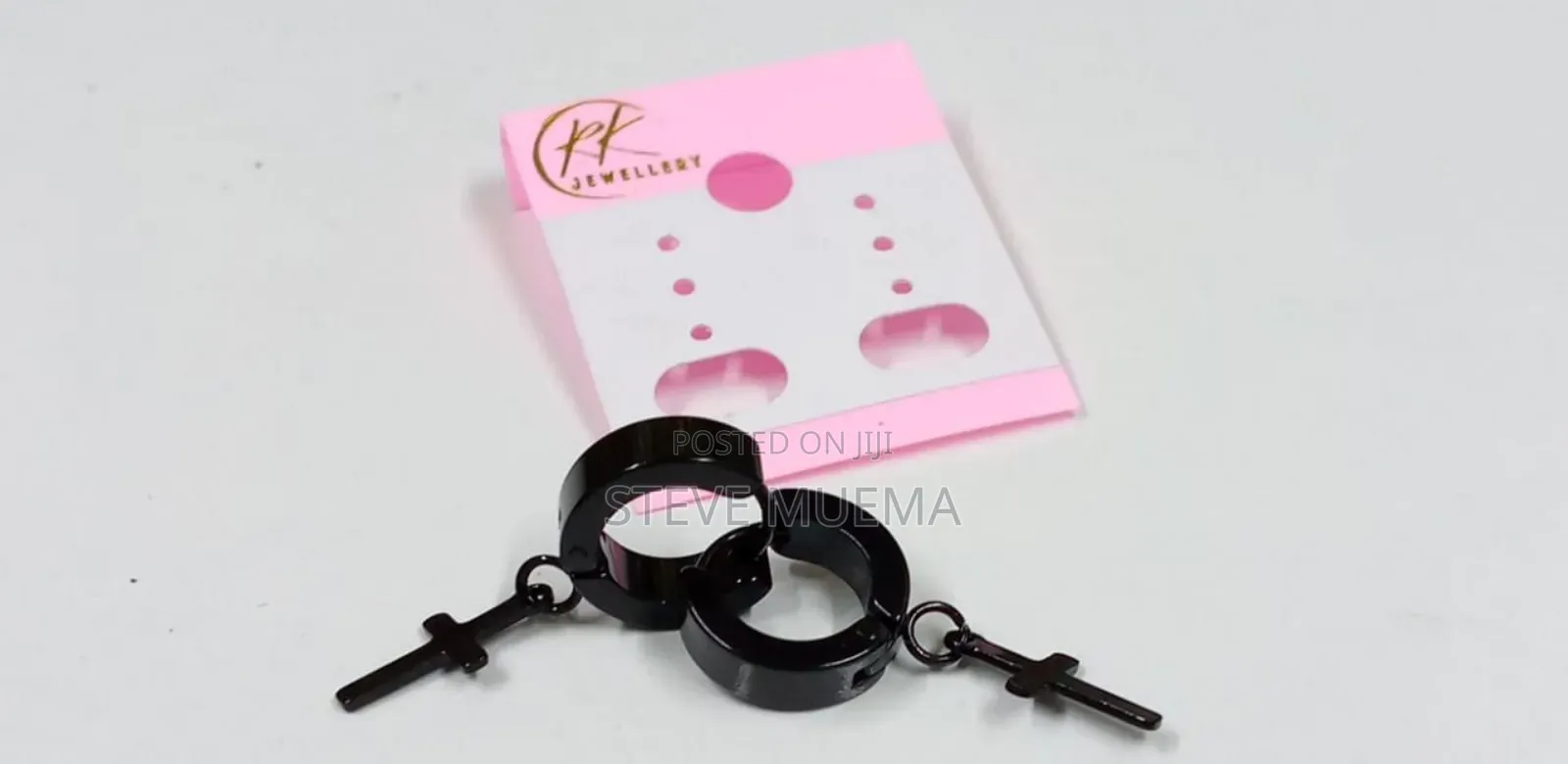 Men Cross Earings