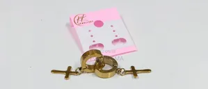 Men Cross Earings