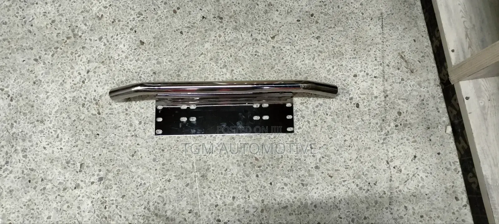 Number Plate Holder Metal Type - Chrome