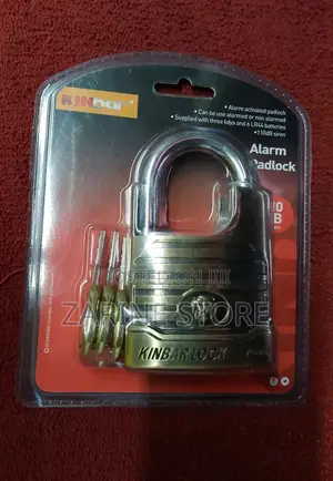Kinbar Lock 70mm Alarm, Uses LR44 Batteries