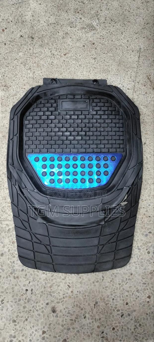 Universal Car Floor Mats - Blue - main view