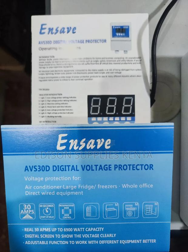 AVS30 Ensave AVS 30 Digital Voltage Surge Protector 30 Amp - thumbnail 4