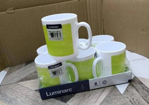 6pc Luminarc Mugs / Luminarc Cups - thumbnail 3
