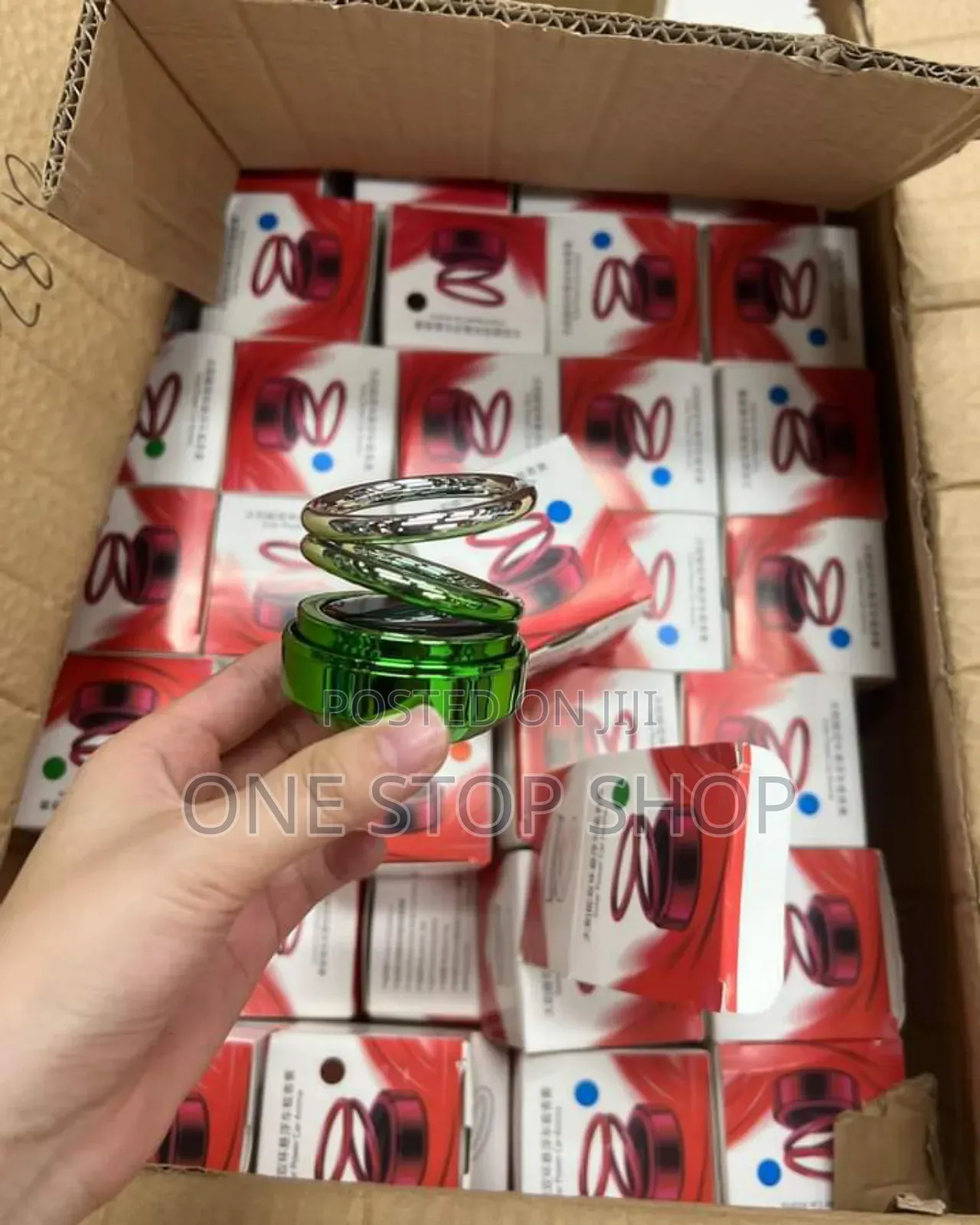 Solar Powered Metallic Green,Silver,Gold Ring Air Fresheners