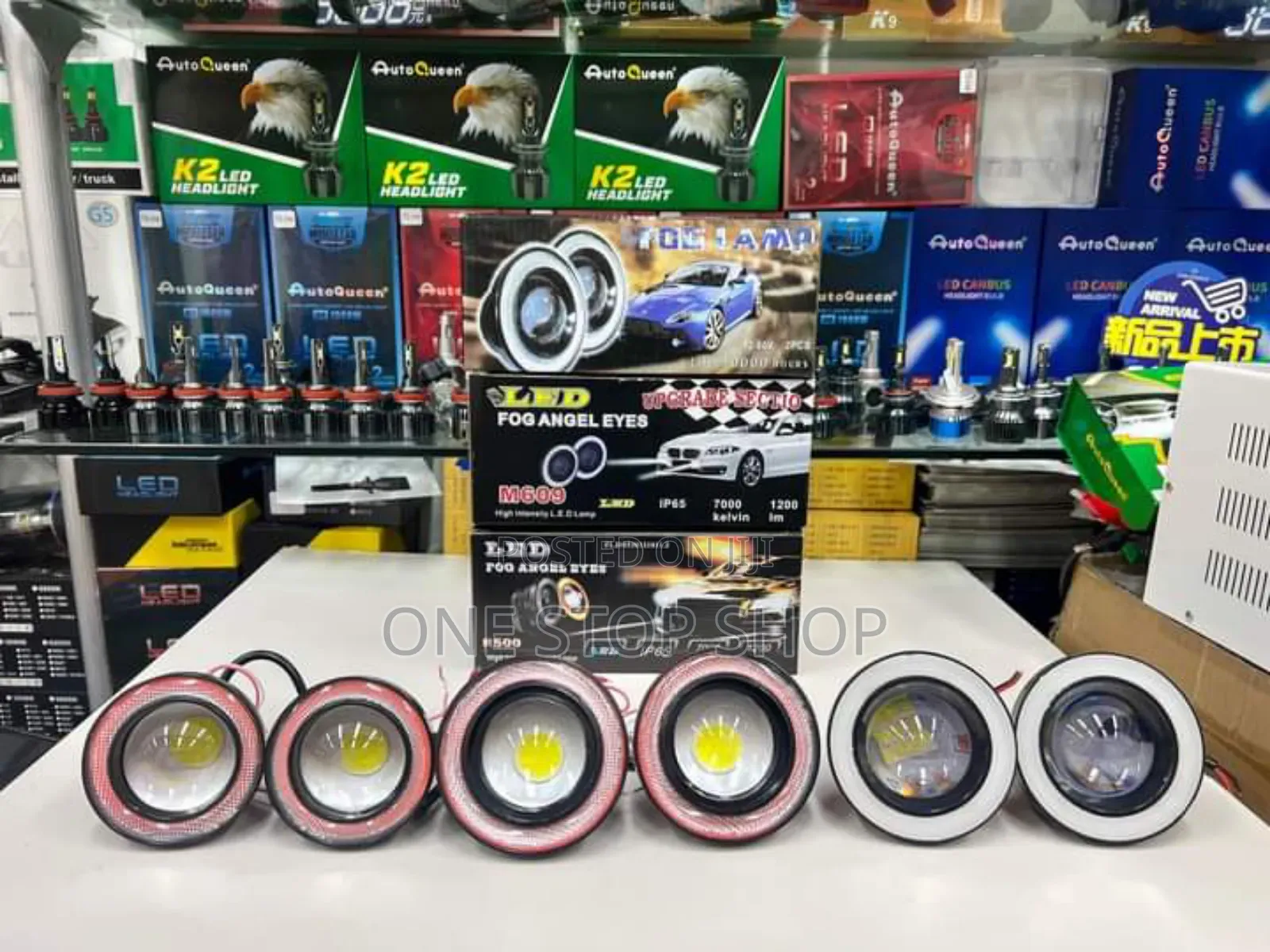 High Intensity Led Fog Lights in Different Sizes and Colors