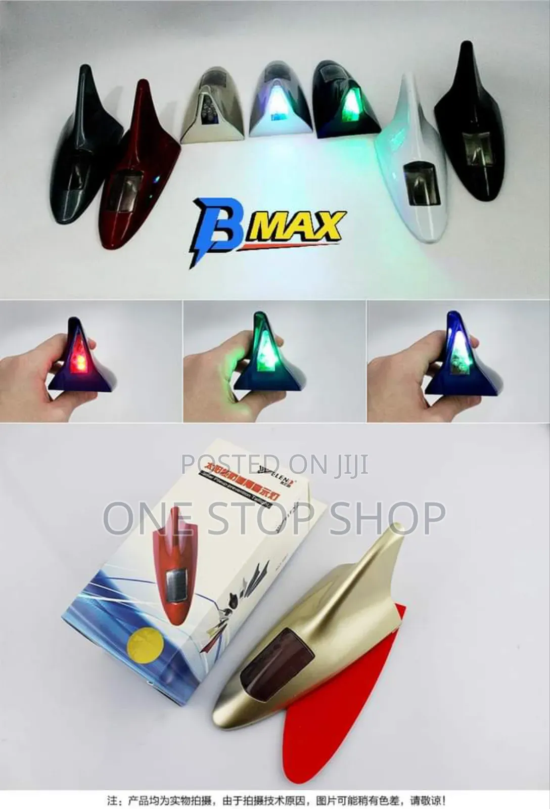 High Positioned Roof Solar Powered Shark Fin