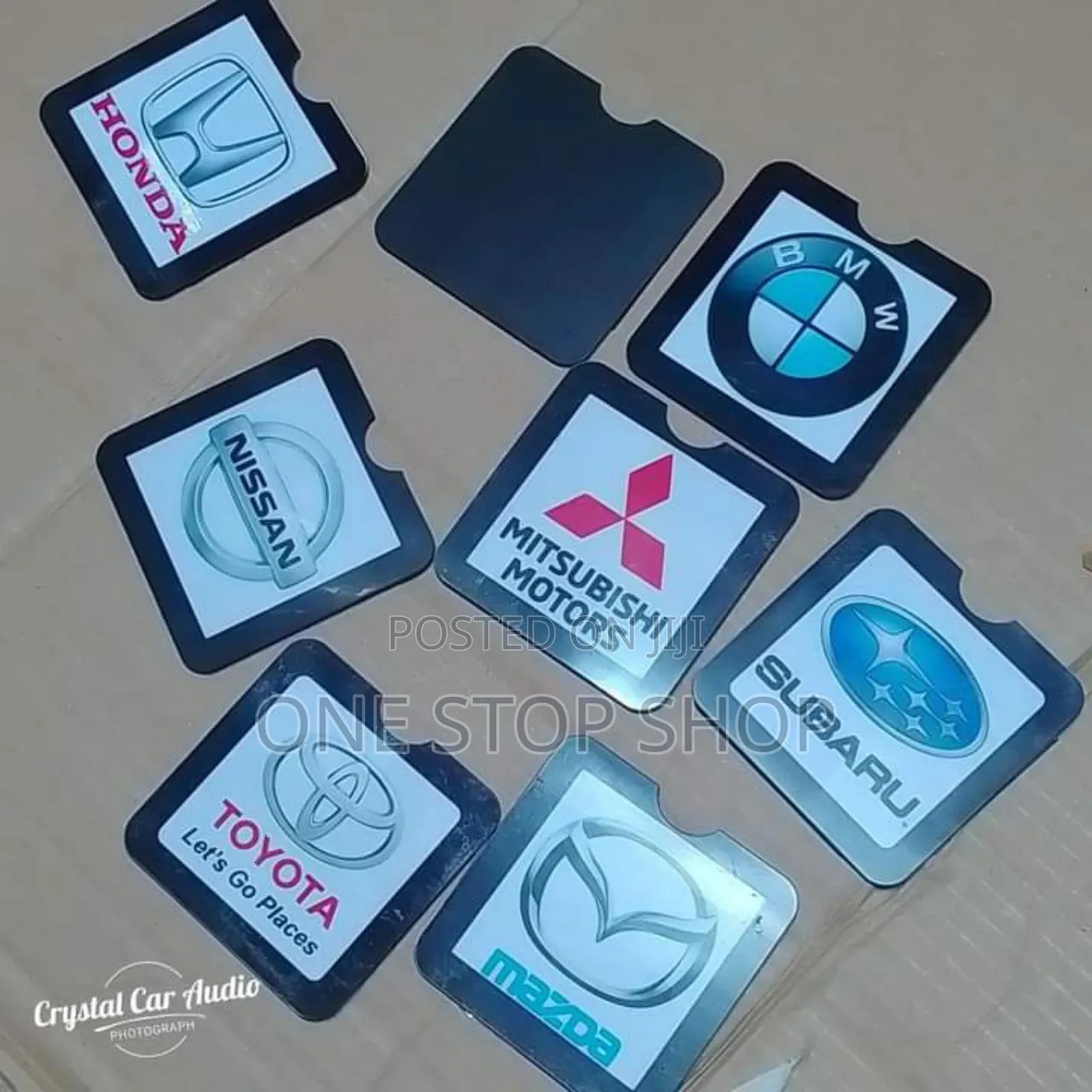 Labelled Car Brands Insurance Stickers Mounts
