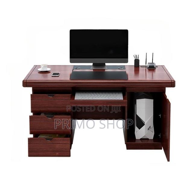 1200mm Executive Office Desk With Lockable Drawers - thumbnail 5