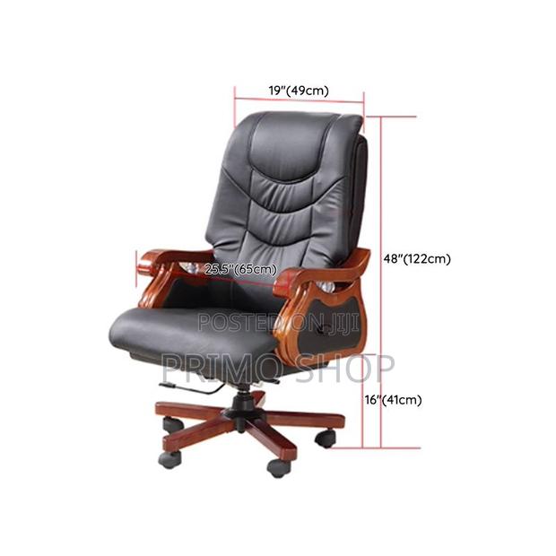 Boss Office Chairs, Comfy Executive Leather Recliner Seat - thumbnail 2