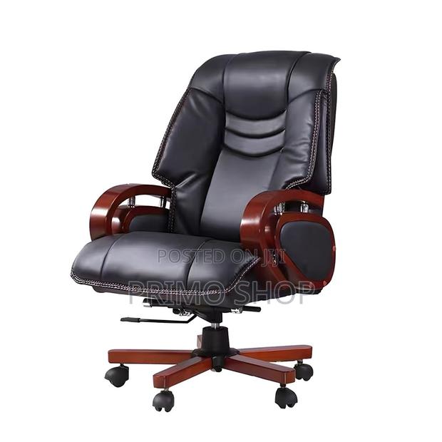 Boss Office Chairs, Comfy Executive Leather Recliner Seat - thumbnail 5
