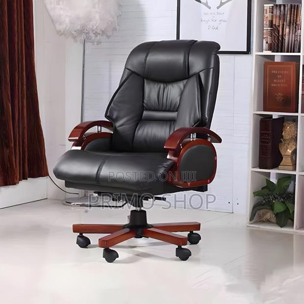 Boss Office Chairs, Comfy Executive Leather Recliner Seat - main view