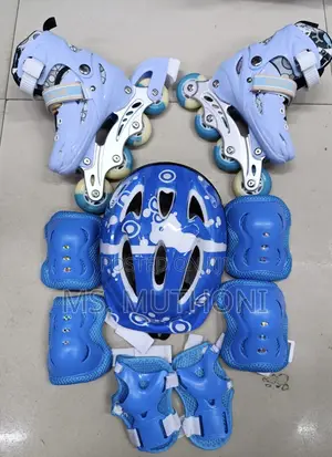 Full Set Pu Skates +Soft Helmet+Guards