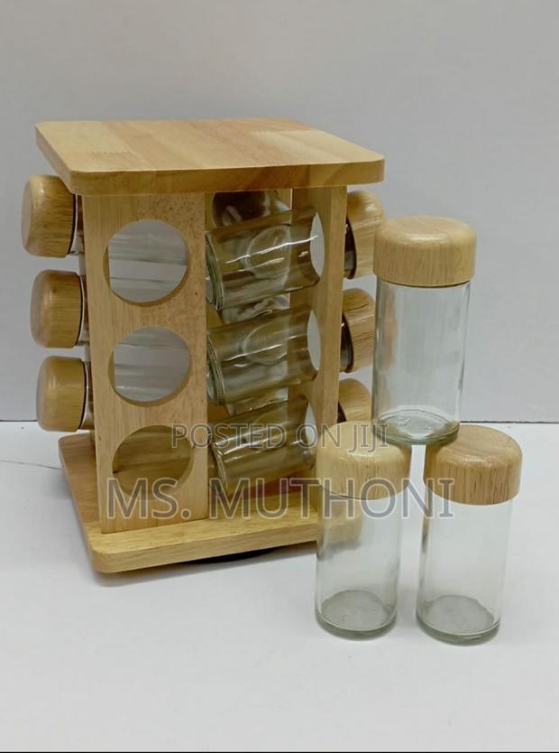 Rotating Bamboo Spice Rack* - main view