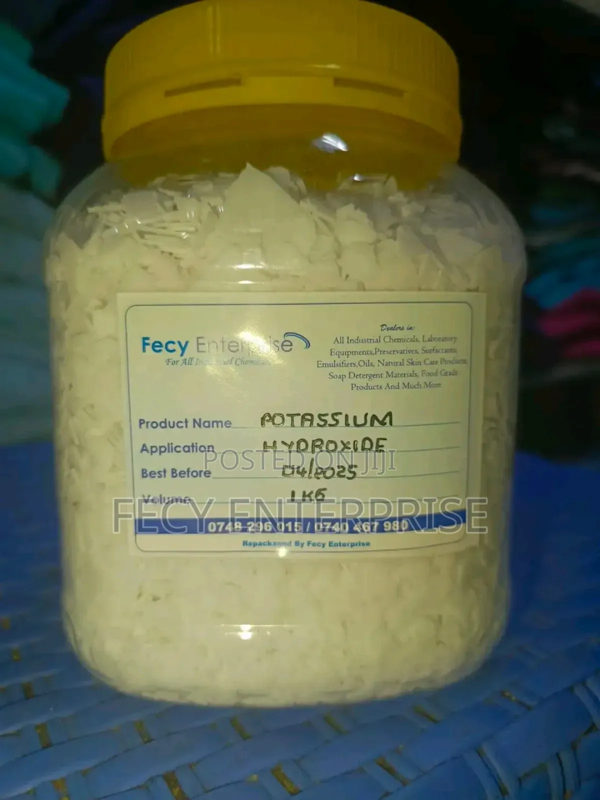Potassium Hydroxide Available