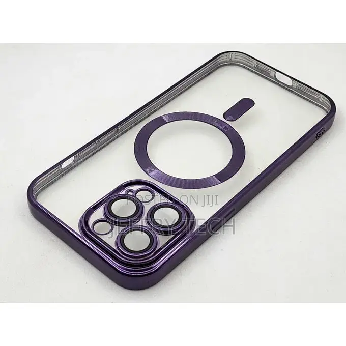 iPhone 14 Pro Max (6.7 Inch) Clear / Purple Case