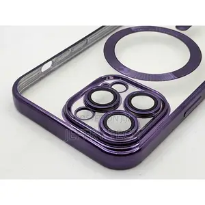 iPhone 14 Pro Max (6.7 Inch) Clear / Purple Case