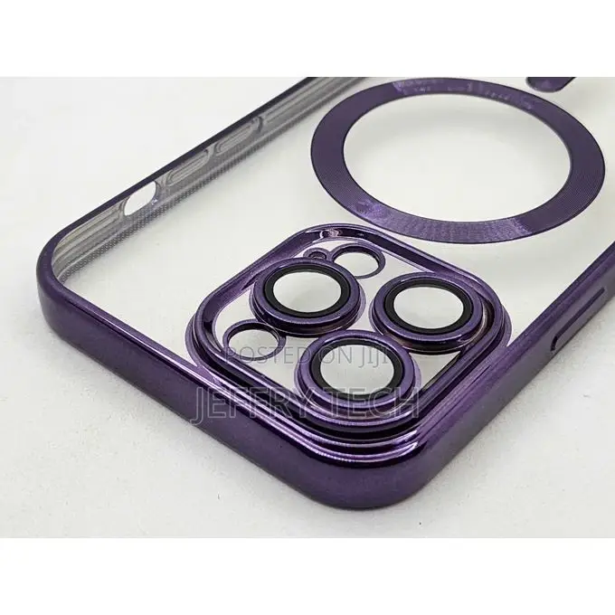 iPhone 14 Pro Max (6.7 Inch) Clear / Purple Case