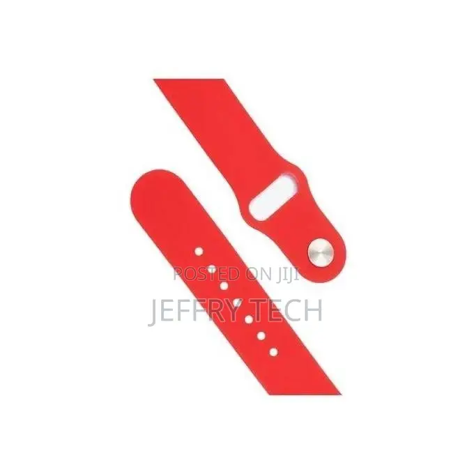 Silicone Sport Band for Apple Watch Series 7 - 45mm - Red
