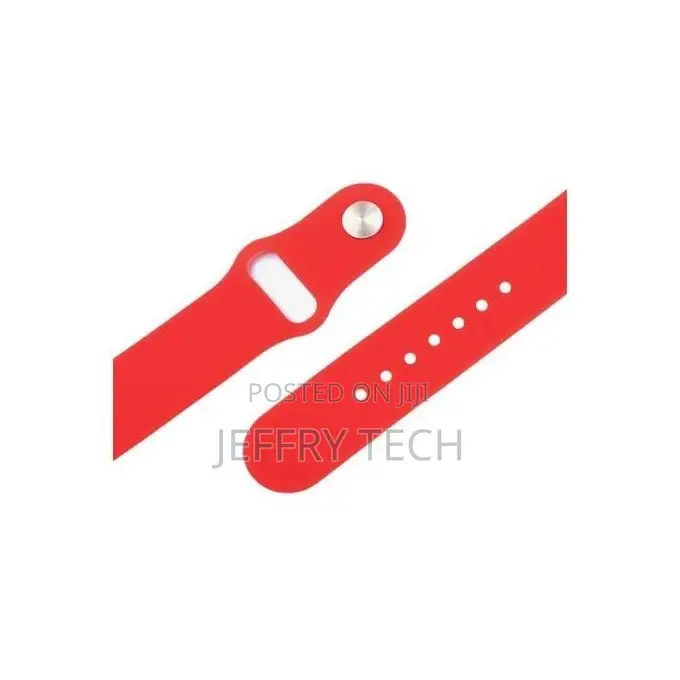 Silicone Sport Band for Apple Watch Series 7 - 45mm - Red