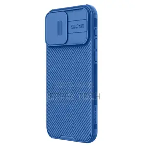 Blue Nillkin Apple iPhone15 Pro Max Camshield Pro Case - Blu