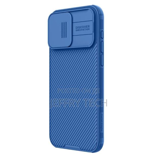 Blue Nillkin Apple iPhone15 Pro Max Camshield Pro Case - Blu - thumbnail 3