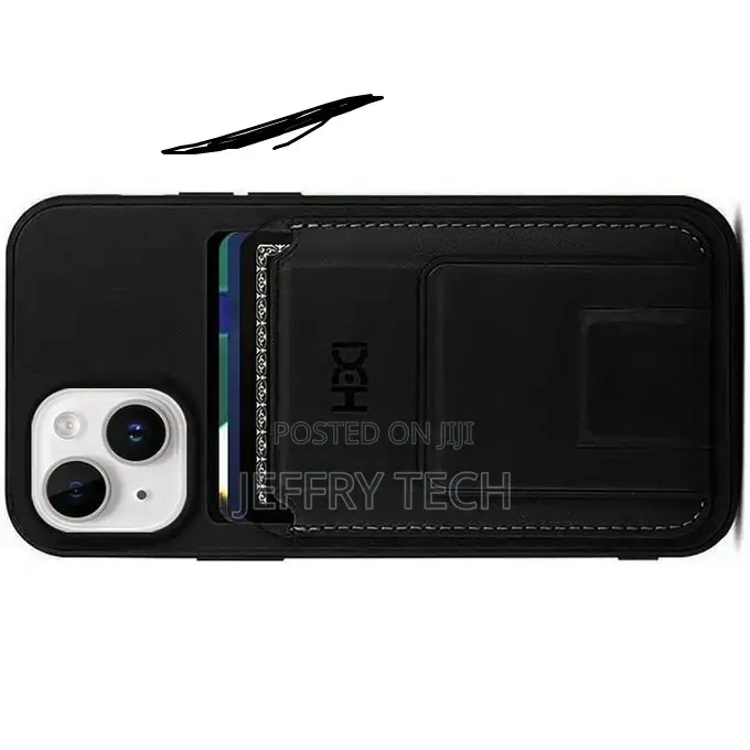 iPhone 12 Pro Max 6.7 Inch (Black) Leather Back Case With