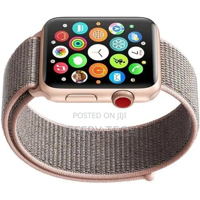 Nylon Sport Band for Apple Watch 49mm 45mm 44mm 42mm, Soft R