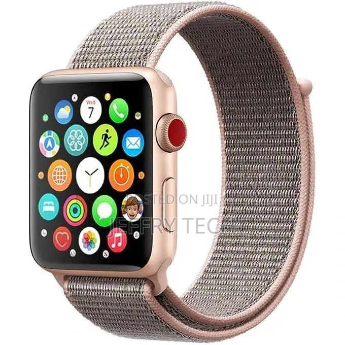 Nylon Sport Band for Apple Watch 49mm 45mm 44mm 42mm, Soft R