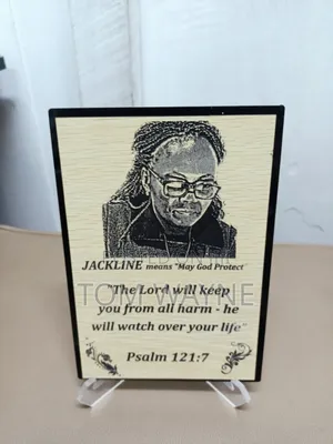 Engraved Wooden Photo, A5 Size