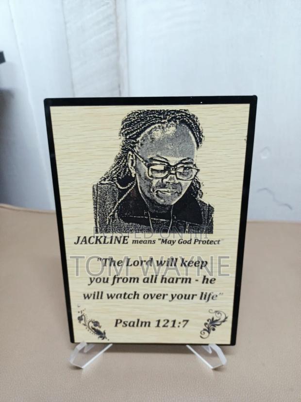 Engraved Wooden Photo, A5 Size - thumbnail 2