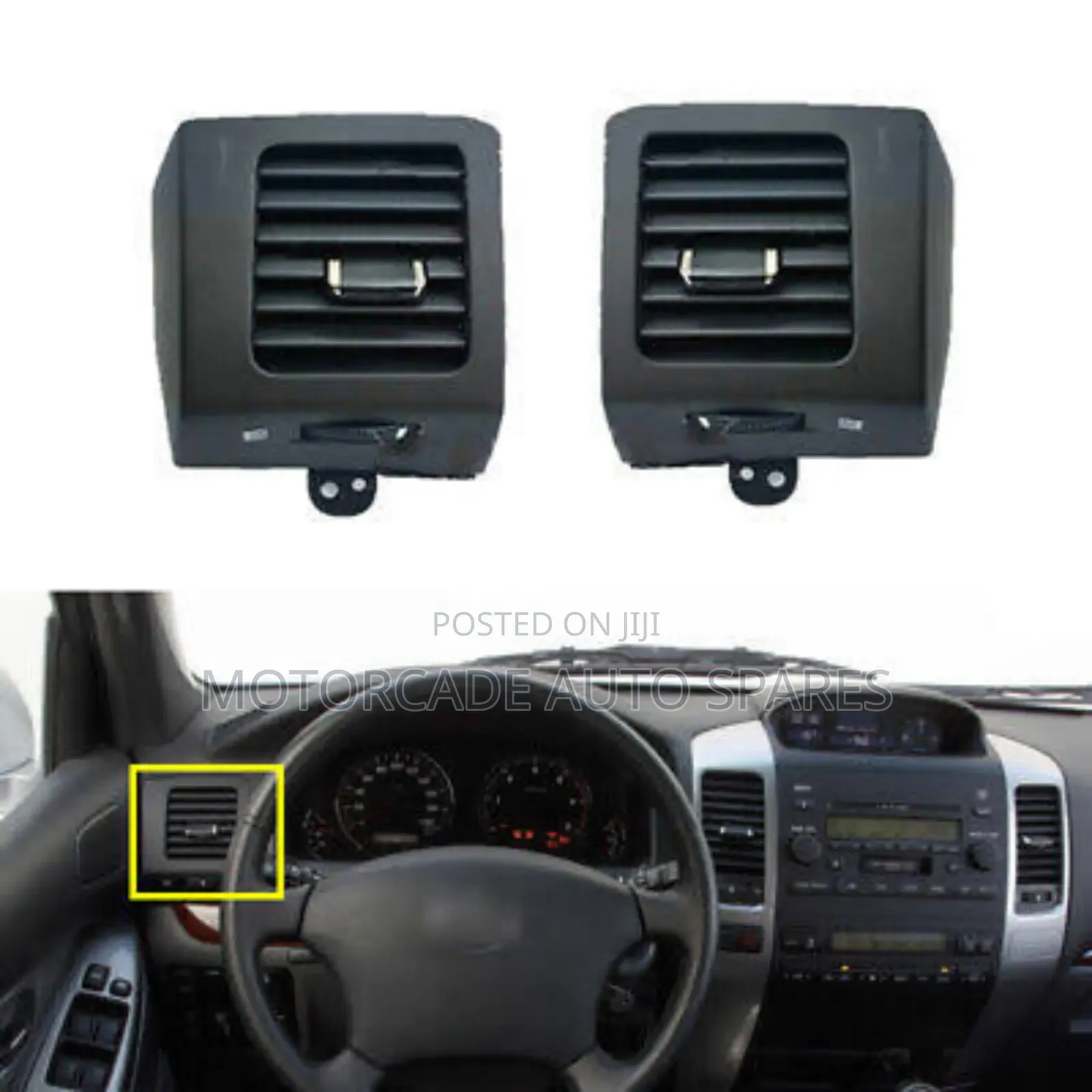 Toyota Landcruiser Prado J120 2003-2010 Ac Dashboard Vents