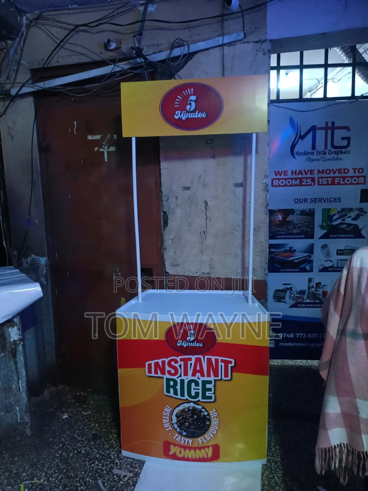 Sampling Kiosk Branded With Your Company Logos and Products