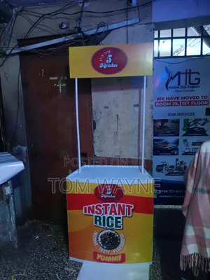 Sampling Kiosk Branded With Your Company Logos and Products