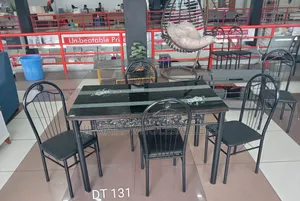 Executive Black 4 Sitter Dinning Table.