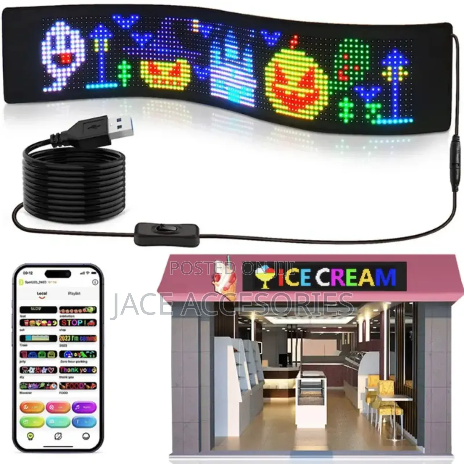 App Controlled Bluetooth Matrix Panel Light