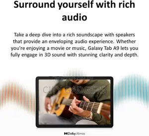 New Samsung Galaxy Tab A9 64 GB Black