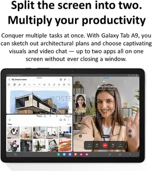 New Samsung Galaxy Tab A9 64 GB Black