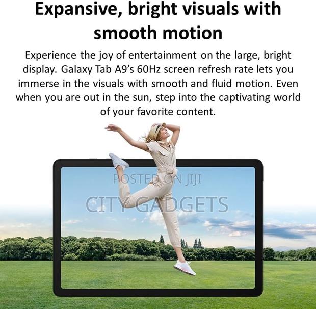 New Samsung Galaxy Tab A9 64 GB Black - thumbnail 5