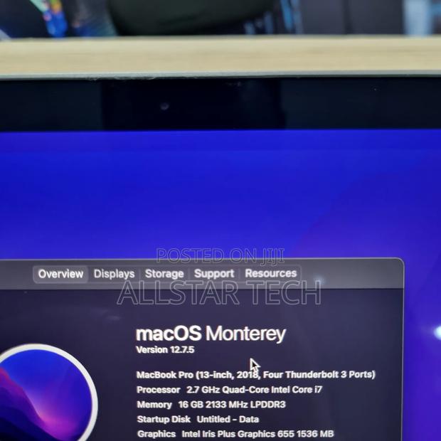 Laptop Apple MacBook Pro 2018 16GB Intel Core I7 SSD 1T - thumbnail 5