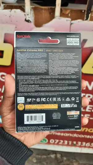 512gb Sandisk Extreme Pro SD Card.