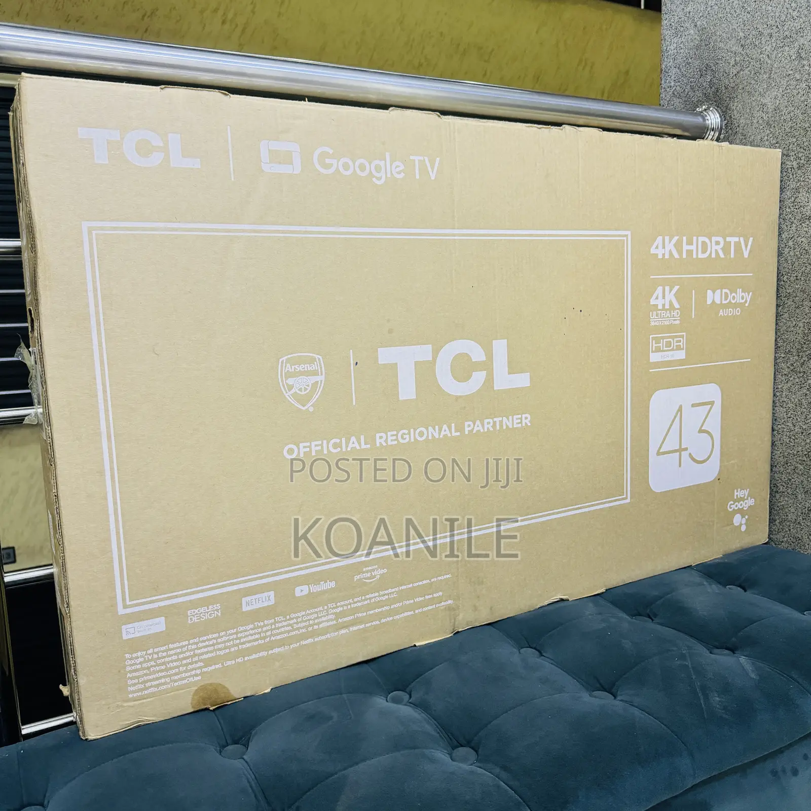 TCL 43 Inch Google Tv!! 43” Gaming!! Tv ()