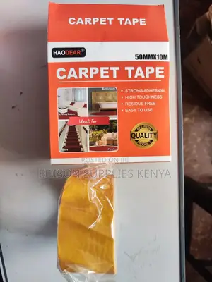 Carpet Tape 10m Double Sided Tape Adhesive for Rugs Carpets to Floor