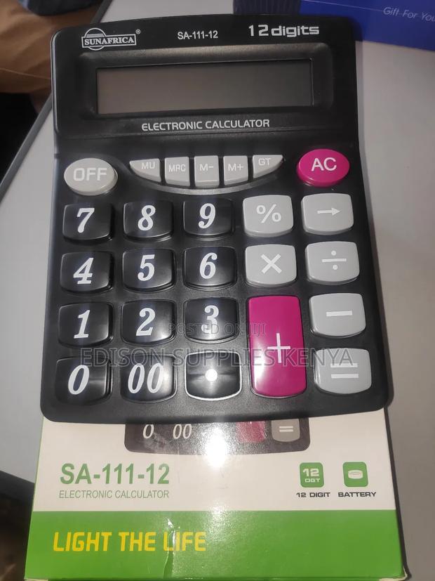 Shop/Office Calculator With Big Buttons Display - main view