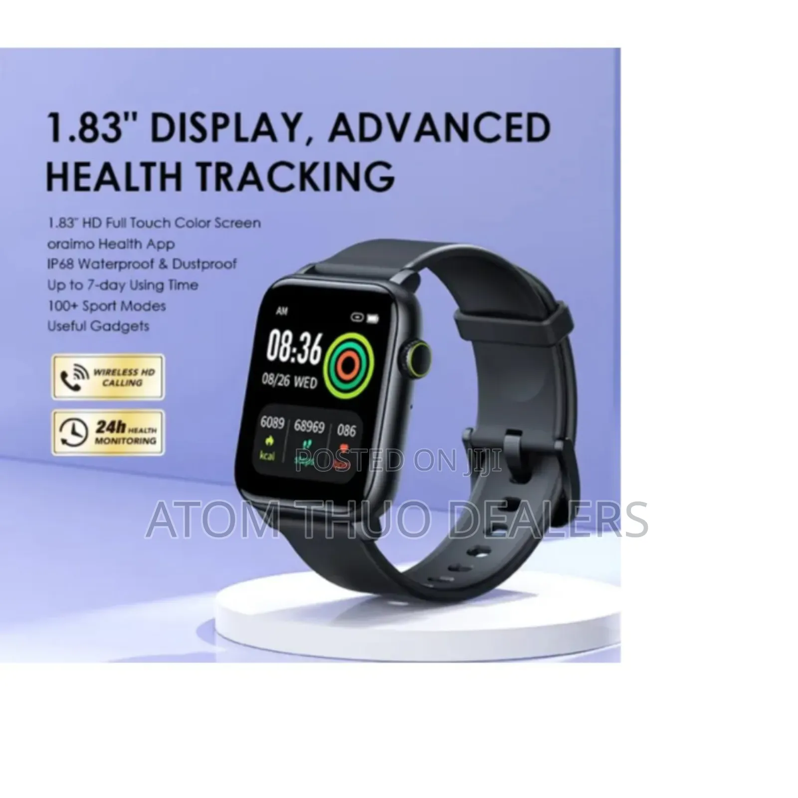 Oraimo Watch 4 Lite OSW_803N 1.83" TFT/P68 Smart Watch
