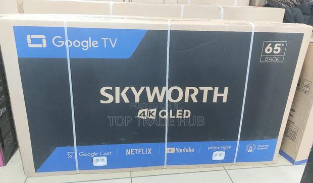 65 Inch Skyworth Qled Edgeless Google Tv
