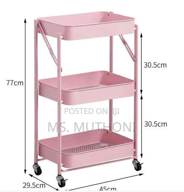 Tier Movable Trolley/ Movable Rack - thumbnail 3