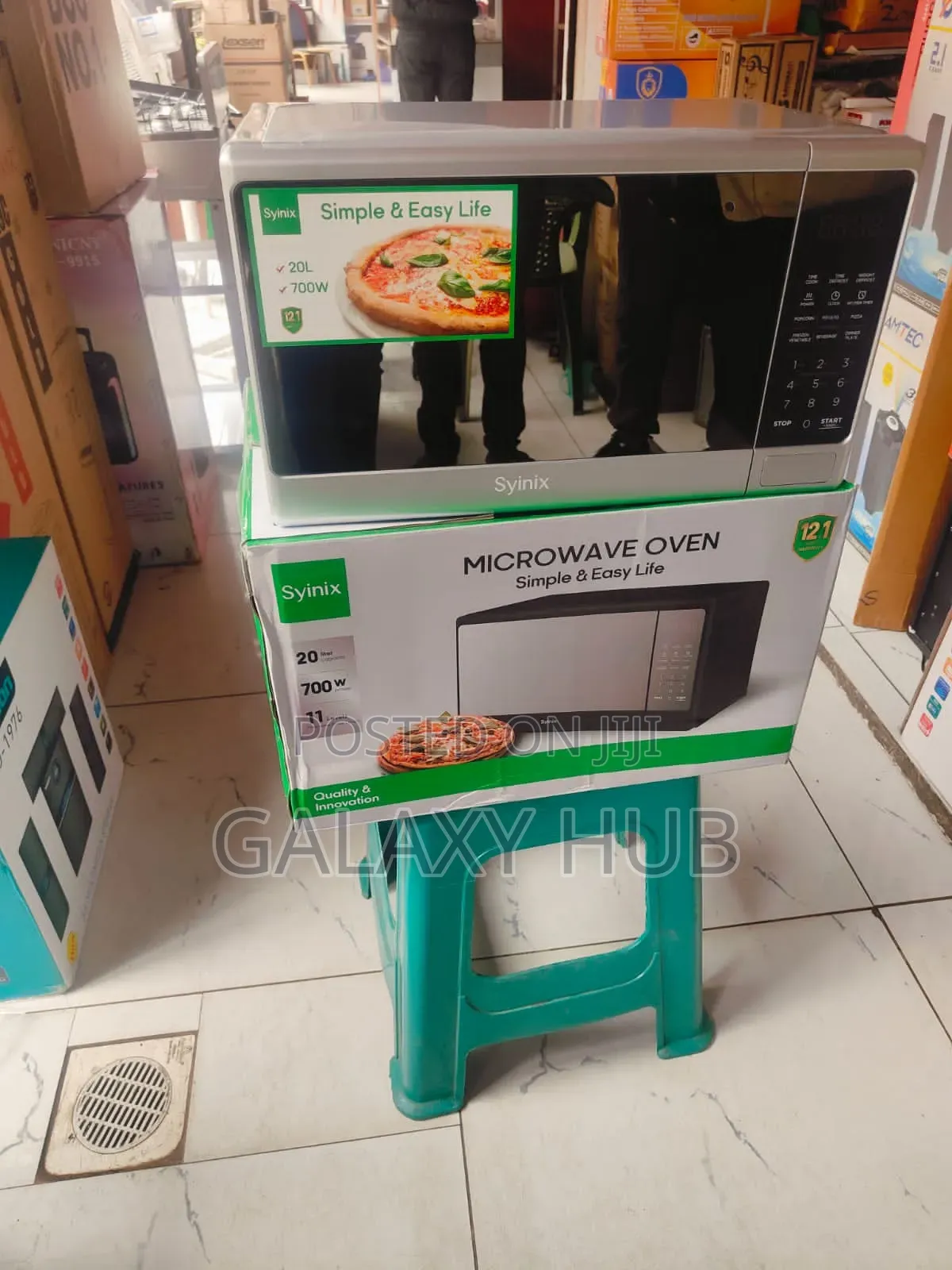 Syinix 20litres Digital Microwave Silver Microwave